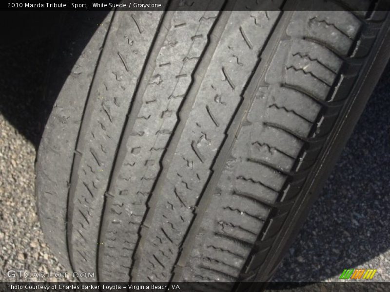 White Suede / Graystone 2010 Mazda Tribute i Sport