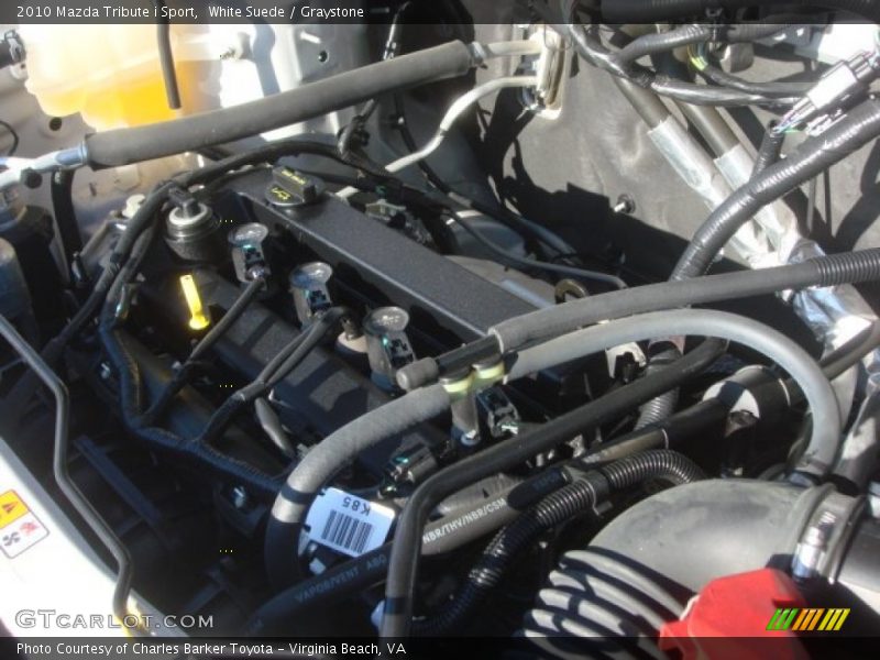 White Suede / Graystone 2010 Mazda Tribute i Sport