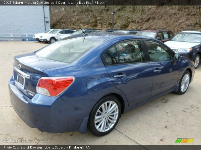 Marine Blue Pearl / Black 2013 Subaru Impreza 2.0i Limited 4 Door