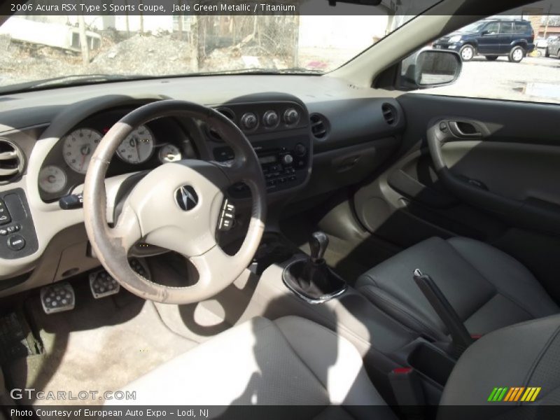 Jade Green Metallic / Titanium 2006 Acura RSX Type S Sports Coupe