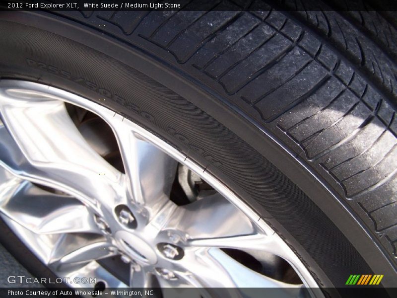 White Suede / Medium Light Stone 2012 Ford Explorer XLT