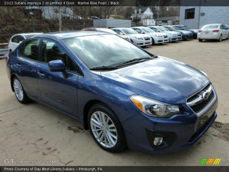 Front 3/4 View of 2013 Impreza 2.0i Limited 4 Door