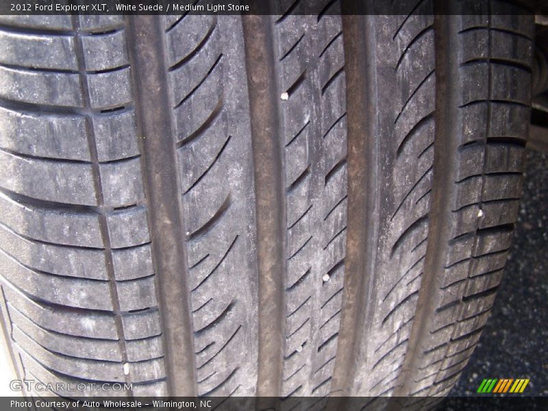 White Suede / Medium Light Stone 2012 Ford Explorer XLT