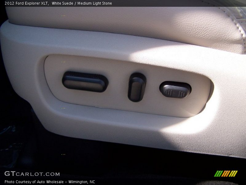 White Suede / Medium Light Stone 2012 Ford Explorer XLT