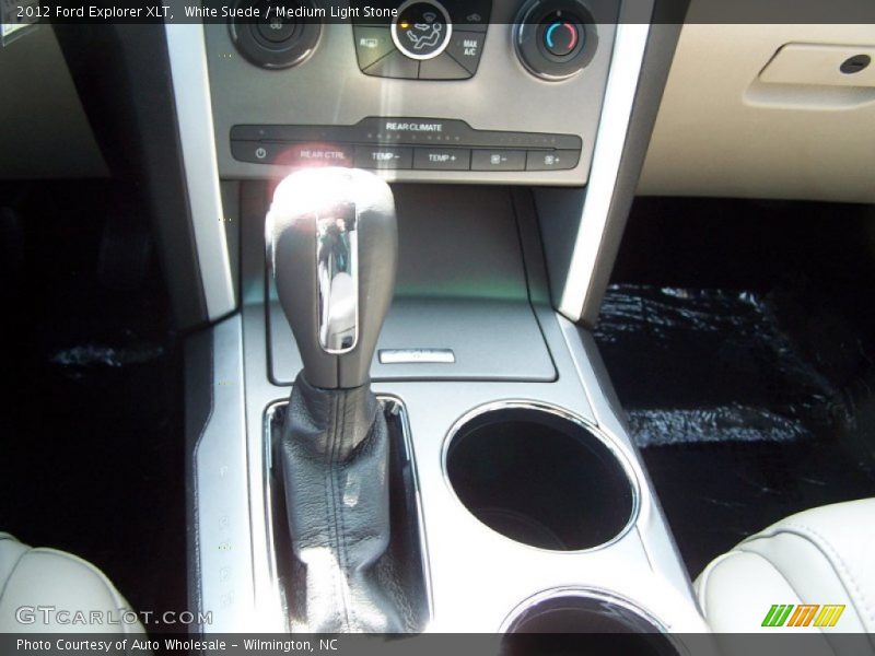 White Suede / Medium Light Stone 2012 Ford Explorer XLT