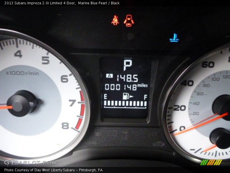 Marine Blue Pearl / Black 2013 Subaru Impreza 2.0i Limited 4 Door