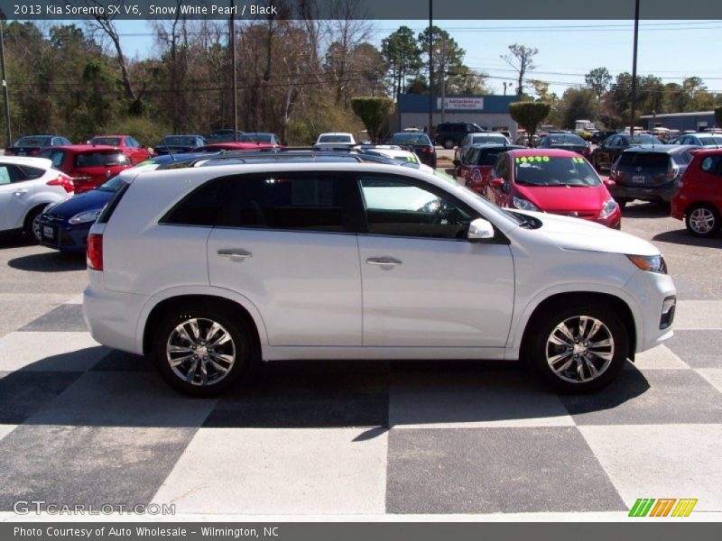 Snow White Pearl / Black 2013 Kia Sorento SX V6