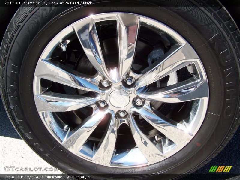 Snow White Pearl / Black 2013 Kia Sorento SX V6