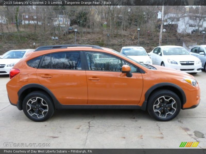 Tangerine Orange Pearl / Black 2013 Subaru XV Crosstrek 2.0 Limited
