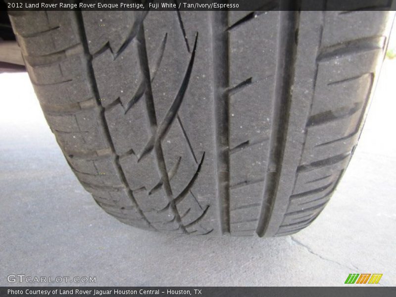 Fuji White / Tan/Ivory/Espresso 2012 Land Rover Range Rover Evoque Prestige