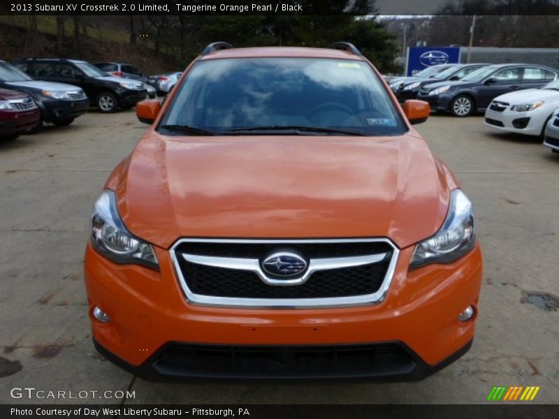Tangerine Orange Pearl / Black 2013 Subaru XV Crosstrek 2.0 Limited