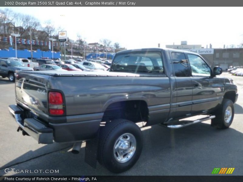Graphite Metallic / Mist Gray 2002 Dodge Ram 2500 SLT Quad Cab 4x4