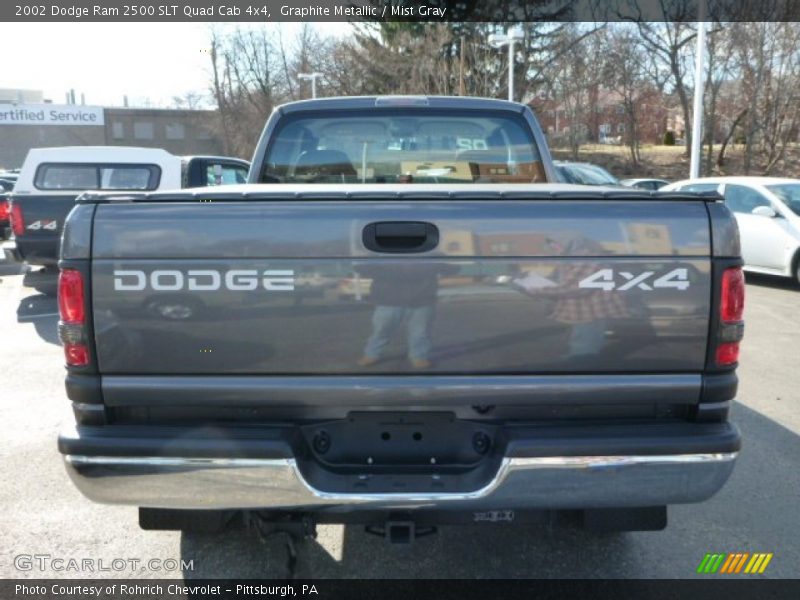 Graphite Metallic / Mist Gray 2002 Dodge Ram 2500 SLT Quad Cab 4x4