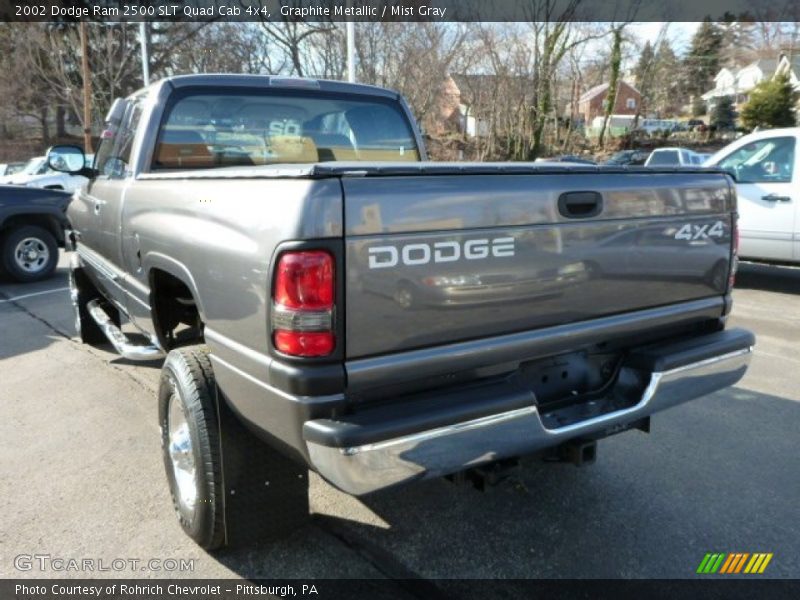 Graphite Metallic / Mist Gray 2002 Dodge Ram 2500 SLT Quad Cab 4x4