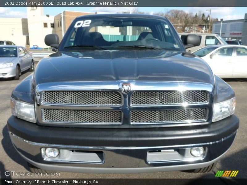 Graphite Metallic / Mist Gray 2002 Dodge Ram 2500 SLT Quad Cab 4x4