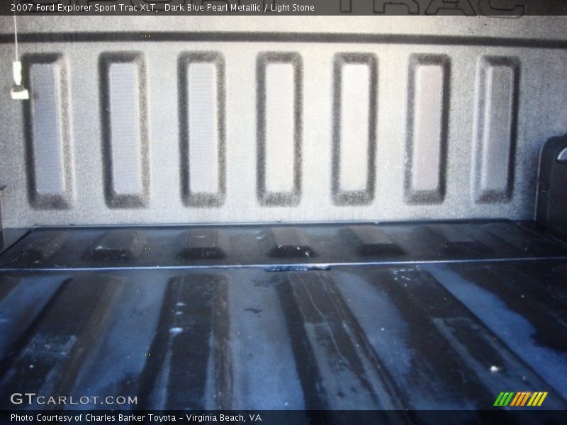 Dark Blue Pearl Metallic / Light Stone 2007 Ford Explorer Sport Trac XLT