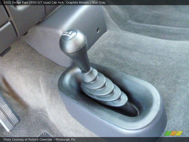 Graphite Metallic / Mist Gray 2002 Dodge Ram 2500 SLT Quad Cab 4x4