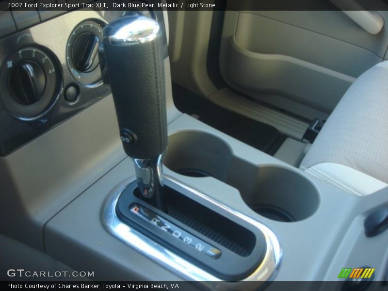 Dark Blue Pearl Metallic / Light Stone 2007 Ford Explorer Sport Trac XLT