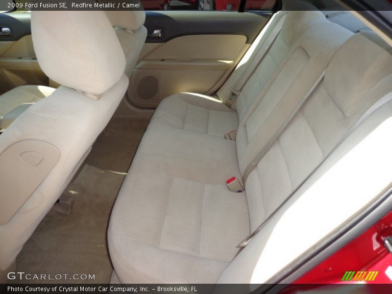 Redfire Metallic / Camel 2009 Ford Fusion SE