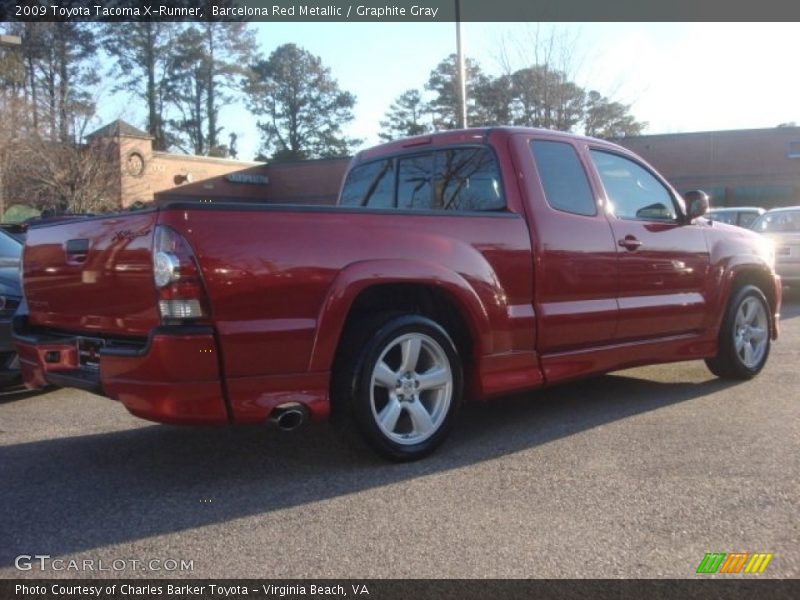 Barcelona Red Metallic / Graphite Gray 2009 Toyota Tacoma X-Runner