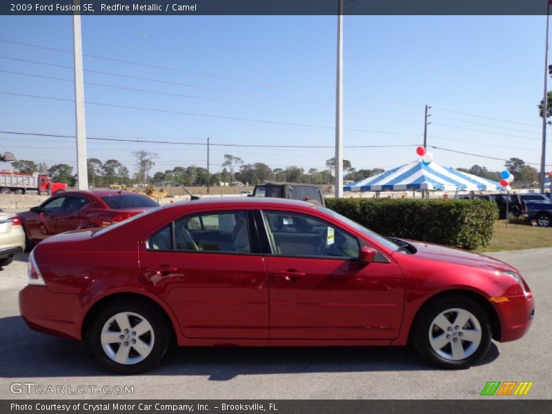 Redfire Metallic / Camel 2009 Ford Fusion SE