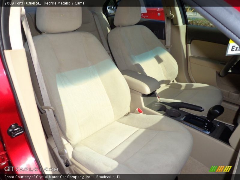 Redfire Metallic / Camel 2009 Ford Fusion SE