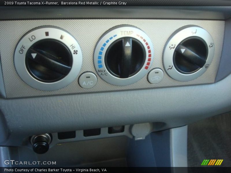 Controls of 2009 Tacoma X-Runner
