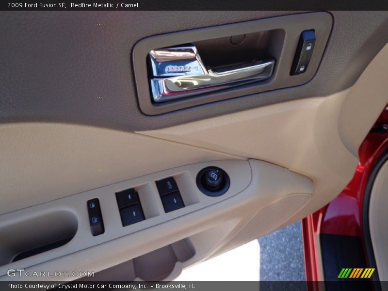 Redfire Metallic / Camel 2009 Ford Fusion SE