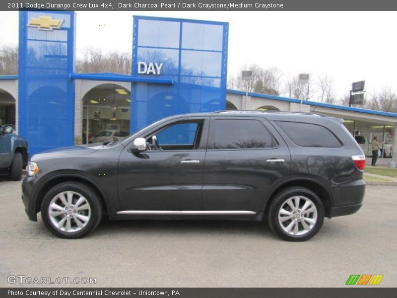 Dark Charcoal Pearl / Dark Graystone/Medium Graystone 2011 Dodge Durango Crew Lux 4x4