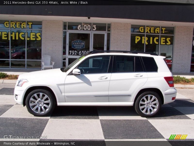 Arctic White / Black 2011 Mercedes-Benz GLK 350 4Matic