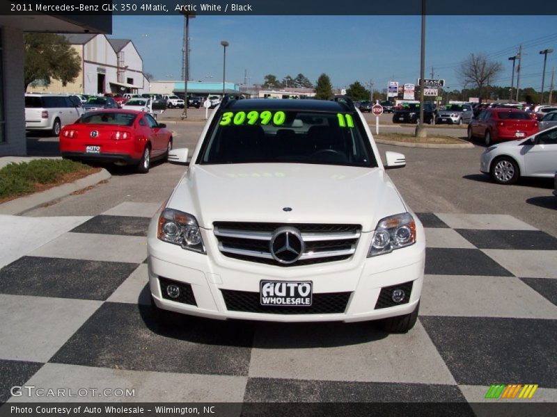 Arctic White / Black 2011 Mercedes-Benz GLK 350 4Matic