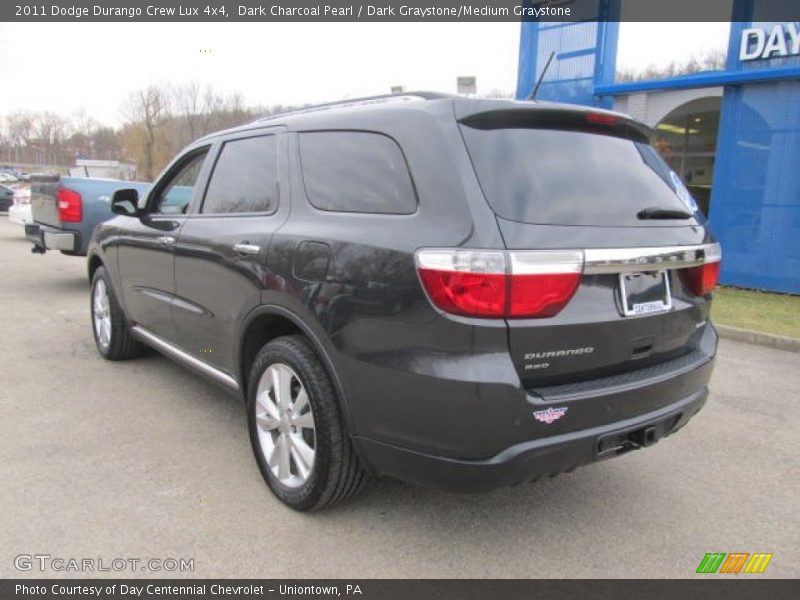 Dark Charcoal Pearl / Dark Graystone/Medium Graystone 2011 Dodge Durango Crew Lux 4x4