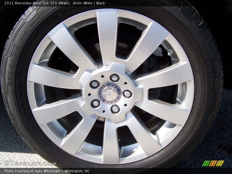 Arctic White / Black 2011 Mercedes-Benz GLK 350 4Matic