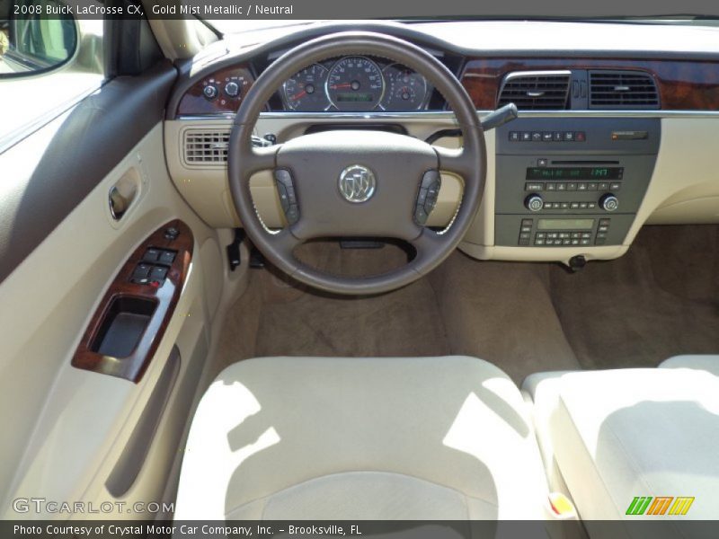 Gold Mist Metallic / Neutral 2008 Buick LaCrosse CX