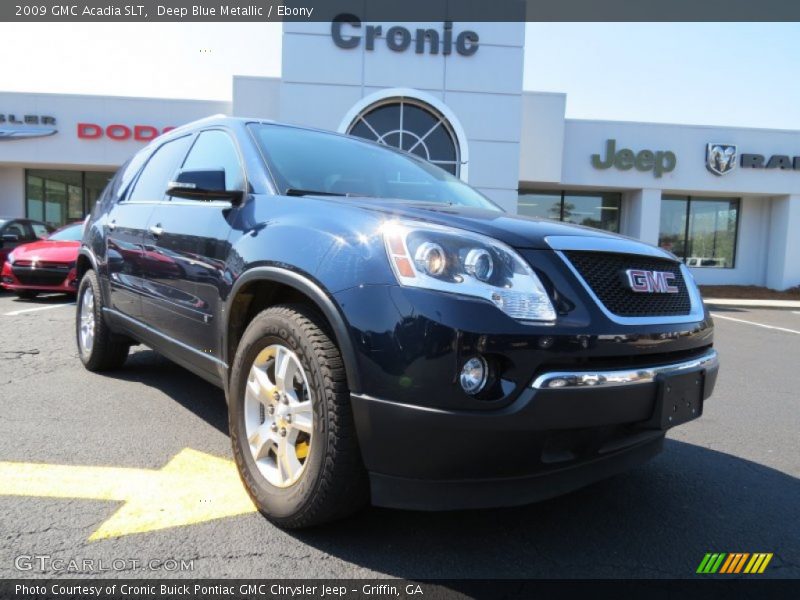 Deep Blue Metallic / Ebony 2009 GMC Acadia SLT