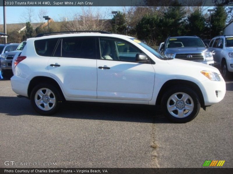 Super White / Ash Gray 2010 Toyota RAV4 I4 4WD