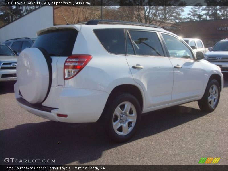 Super White / Ash Gray 2010 Toyota RAV4 I4 4WD