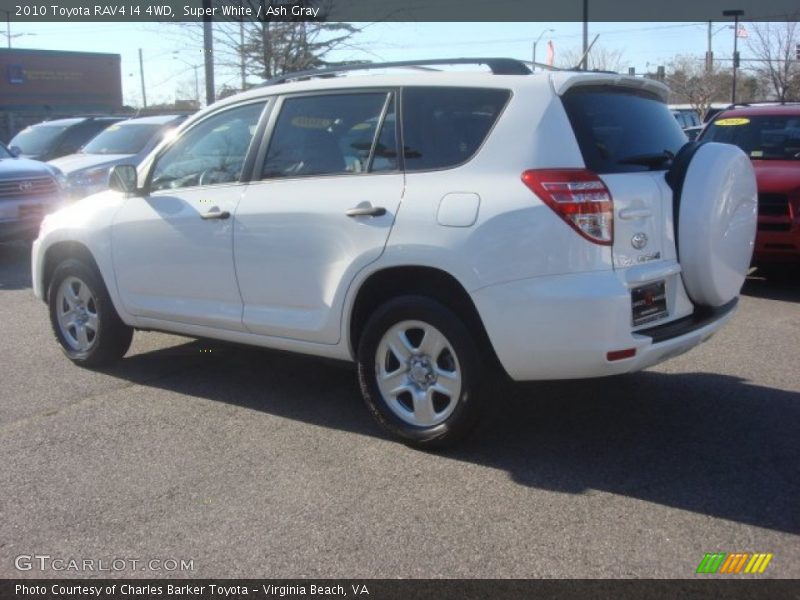Super White / Ash Gray 2010 Toyota RAV4 I4 4WD