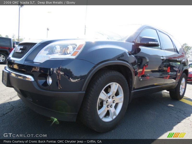 Deep Blue Metallic / Ebony 2009 GMC Acadia SLT