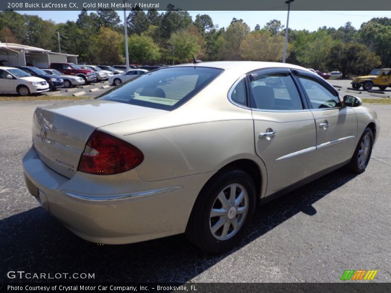 Gold Mist Metallic / Neutral 2008 Buick LaCrosse CX