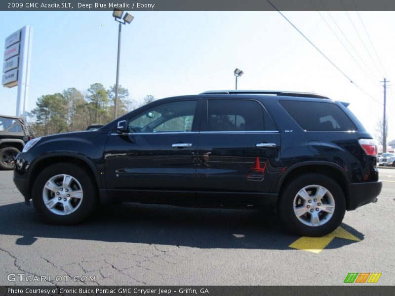 Deep Blue Metallic / Ebony 2009 GMC Acadia SLT