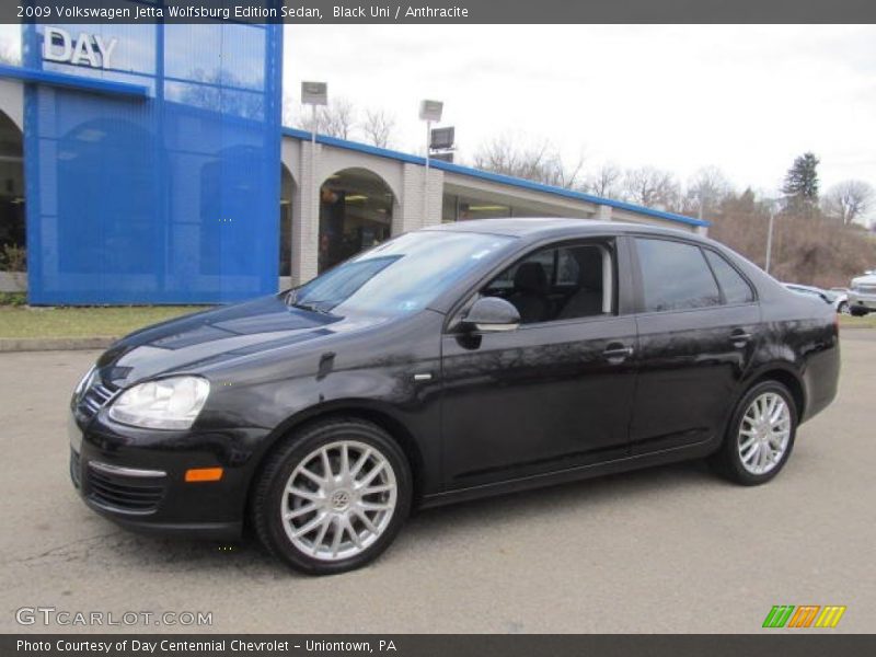 Black Uni / Anthracite 2009 Volkswagen Jetta Wolfsburg Edition Sedan