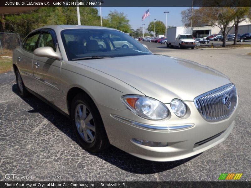 Front 3/4 View of 2008 LaCrosse CX