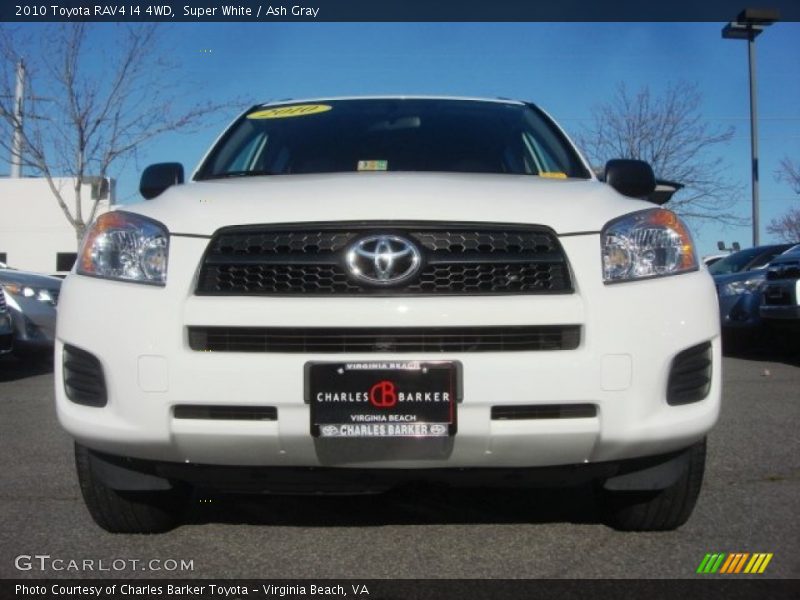 Super White / Ash Gray 2010 Toyota RAV4 I4 4WD