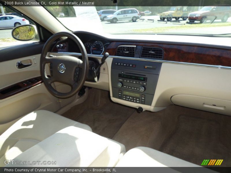 Gold Mist Metallic / Neutral 2008 Buick LaCrosse CX