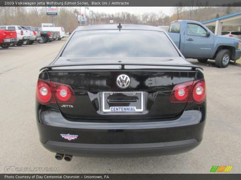 Black Uni / Anthracite 2009 Volkswagen Jetta Wolfsburg Edition Sedan