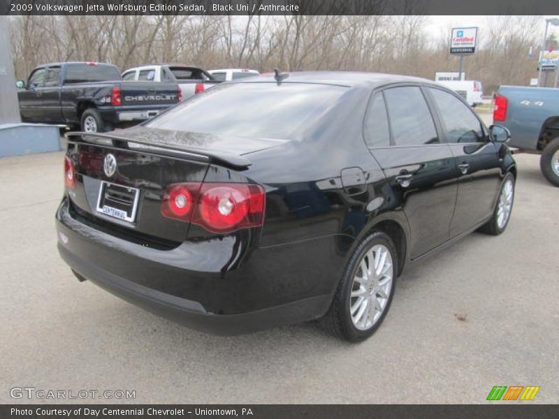 Black Uni / Anthracite 2009 Volkswagen Jetta Wolfsburg Edition Sedan