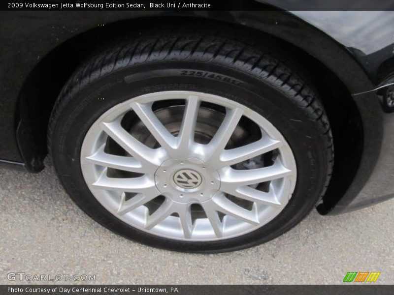 Black Uni / Anthracite 2009 Volkswagen Jetta Wolfsburg Edition Sedan