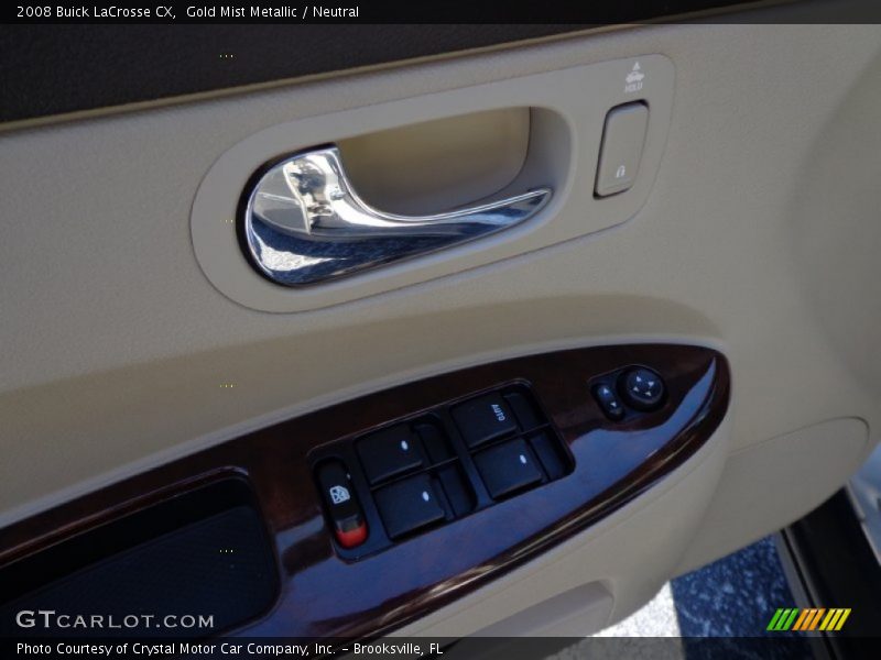 Gold Mist Metallic / Neutral 2008 Buick LaCrosse CX
