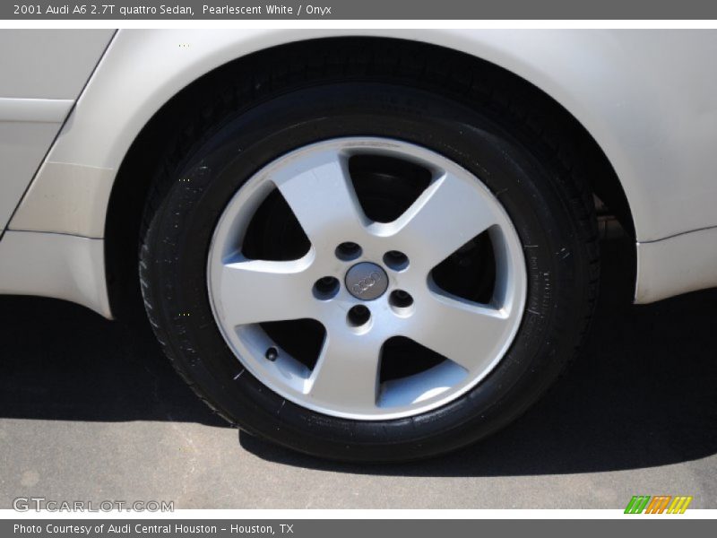 Pearlescent White / Onyx 2001 Audi A6 2.7T quattro Sedan